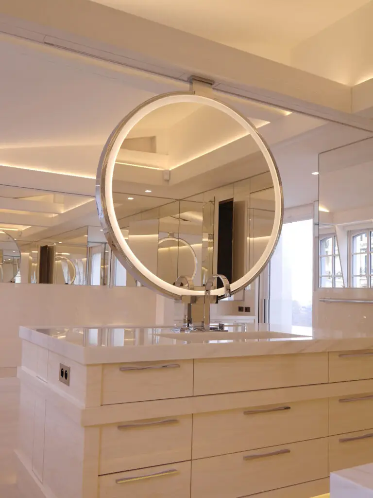 Miroir rétro éclairé Saint-Tropez