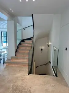 Garde-corps en verre ramatuelle